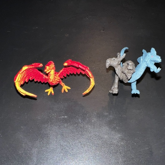2 Mythical Realms Toob Toys - Phoenix and Chimera - Picture 1 of 7